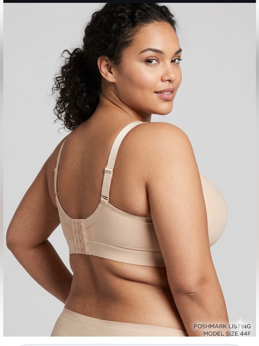 Cacique Lane Bryant Beige Lightly Lined Balconette Bra NWT 44F